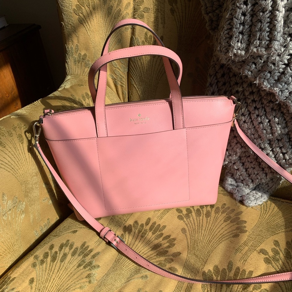 kate spade Pink Leather Tote Bag